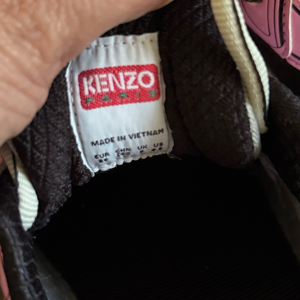 Kenzo Pace Sneakers in Vibrant Pink and Gray size US 6.5 EUR 38 - Picture 5 of 5